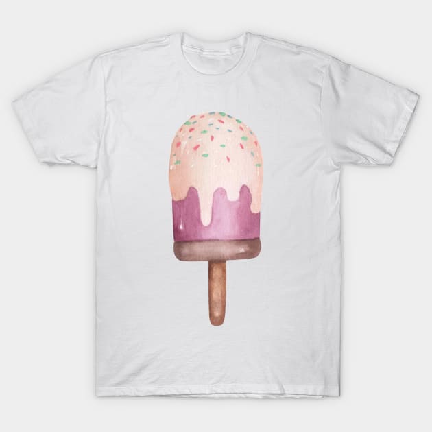 Popsicle T-Shirt by GinaaArts